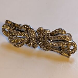 Keyes vintage Art Deco "Duette" style brooch in great vintage condition